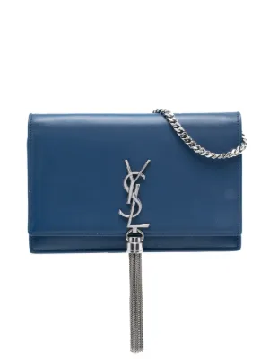 Saint Laurent Pre-Owned 2015 ミディアム スエード モノグラム ケイト