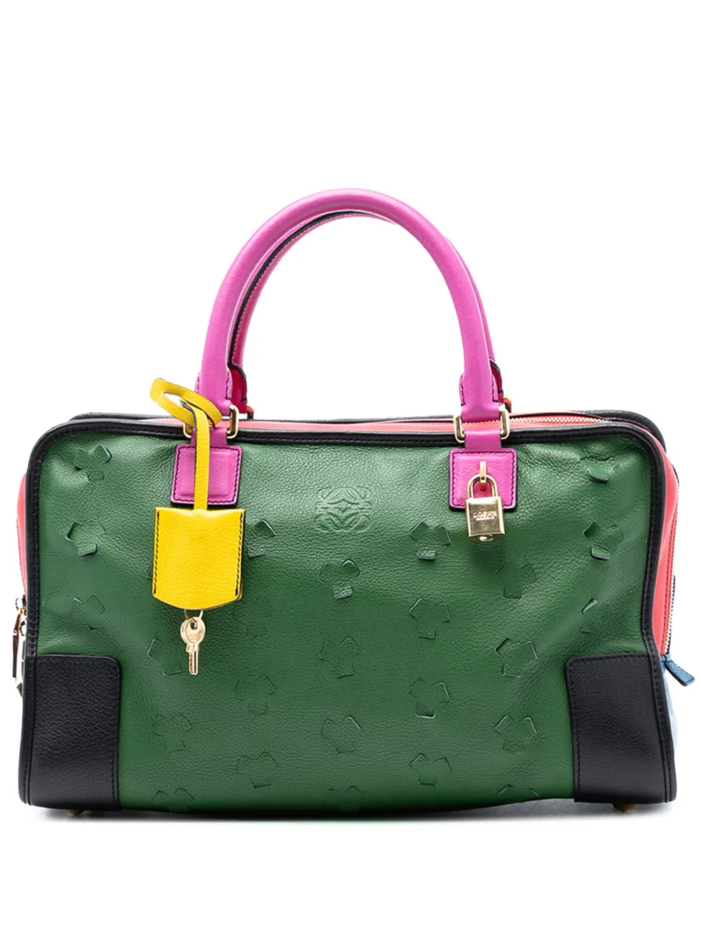 Loewe Pre-Owned 2023 Limited Edition Leather Amazona 36 handbag - Verde