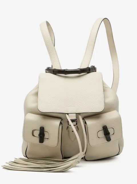 Gucci Pre-Owned mochila Leather Bamboo Tassel 2000-2015