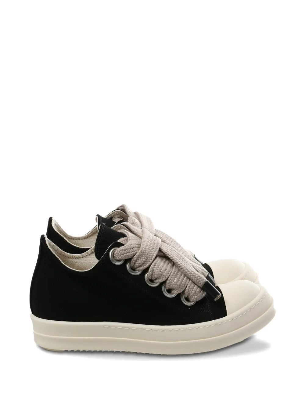 Rick Owens DRKSHDW canvas toe-cap sneakers - Nero