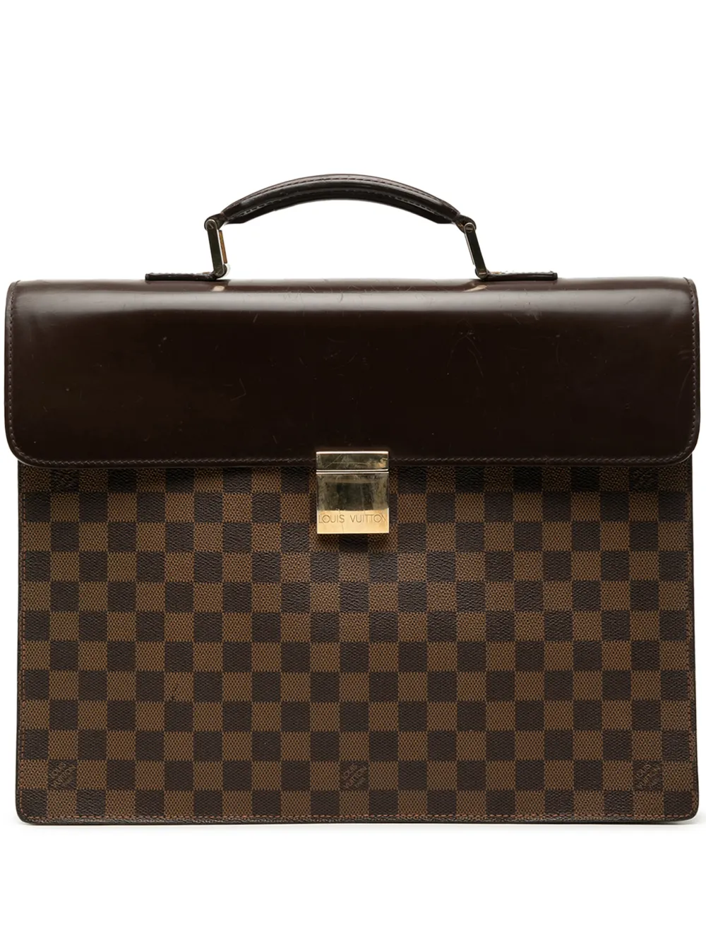 Louis Vuitton Pre-Owned 2007 Damier Ebene Altona PM business bag - Marrone