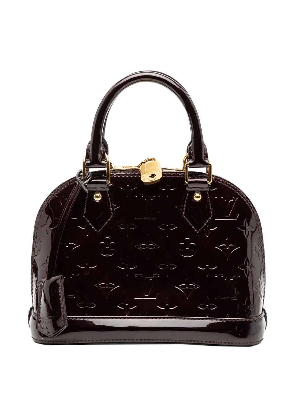 Louis Vuitton Pre-Owned 2021-2025 Monogram Vernis Alma BB satchel - Viola