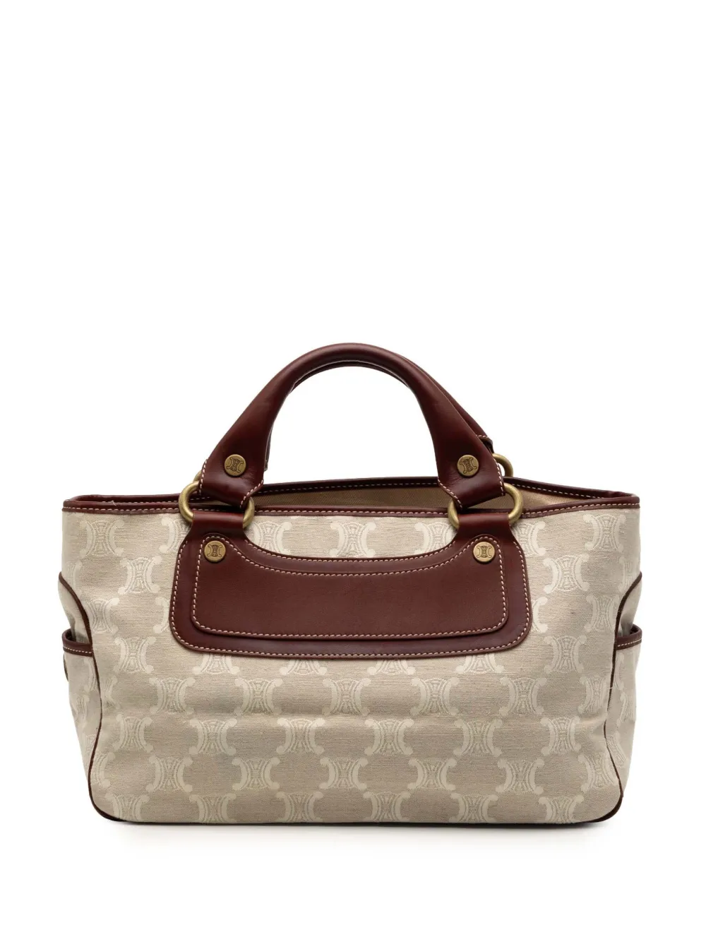 Celine Pre-Owned 2000 Macadam Canvas Boogie handbag - Marrone