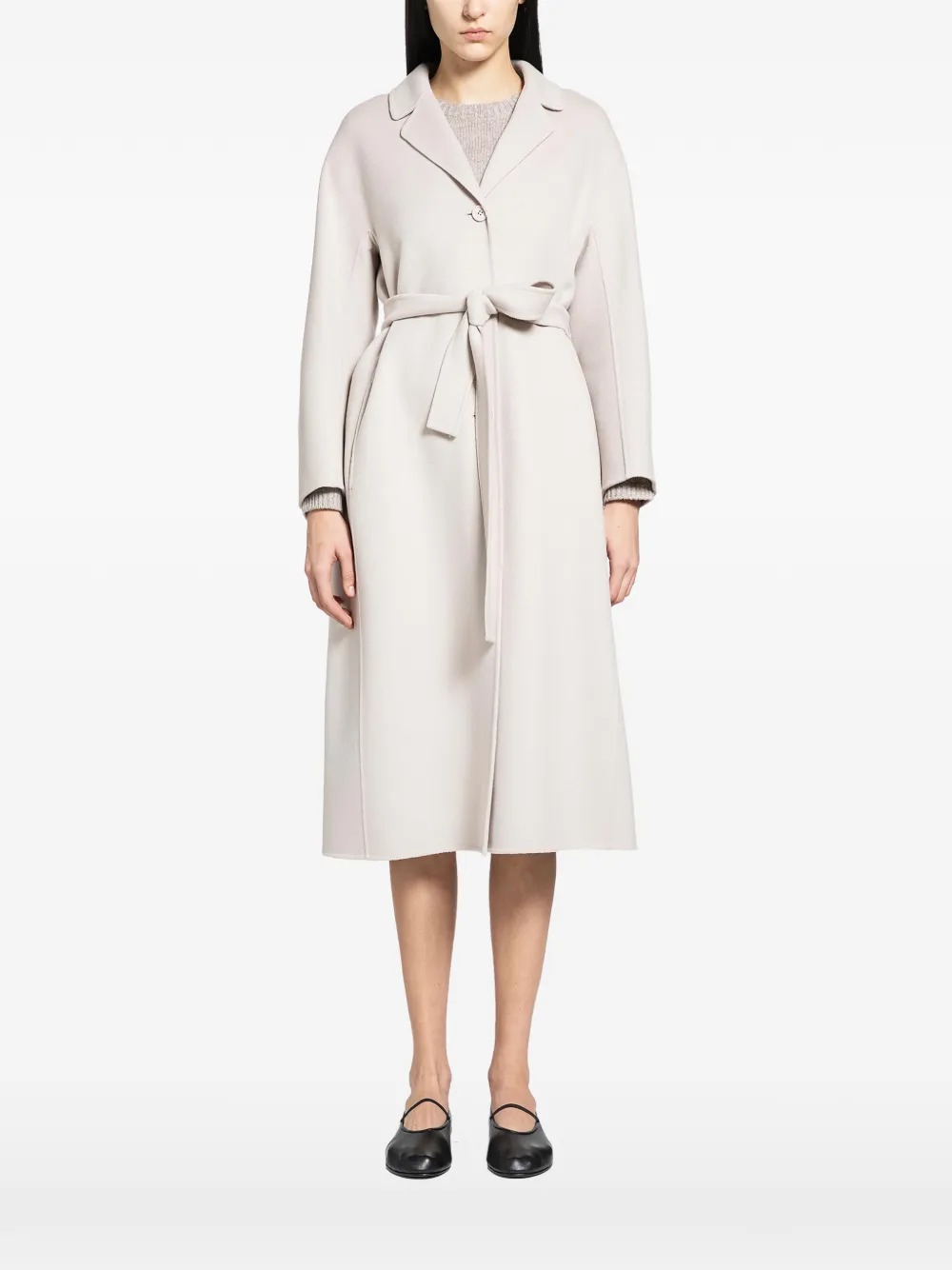 'S Max Mara flared wool coat - Toni neutri