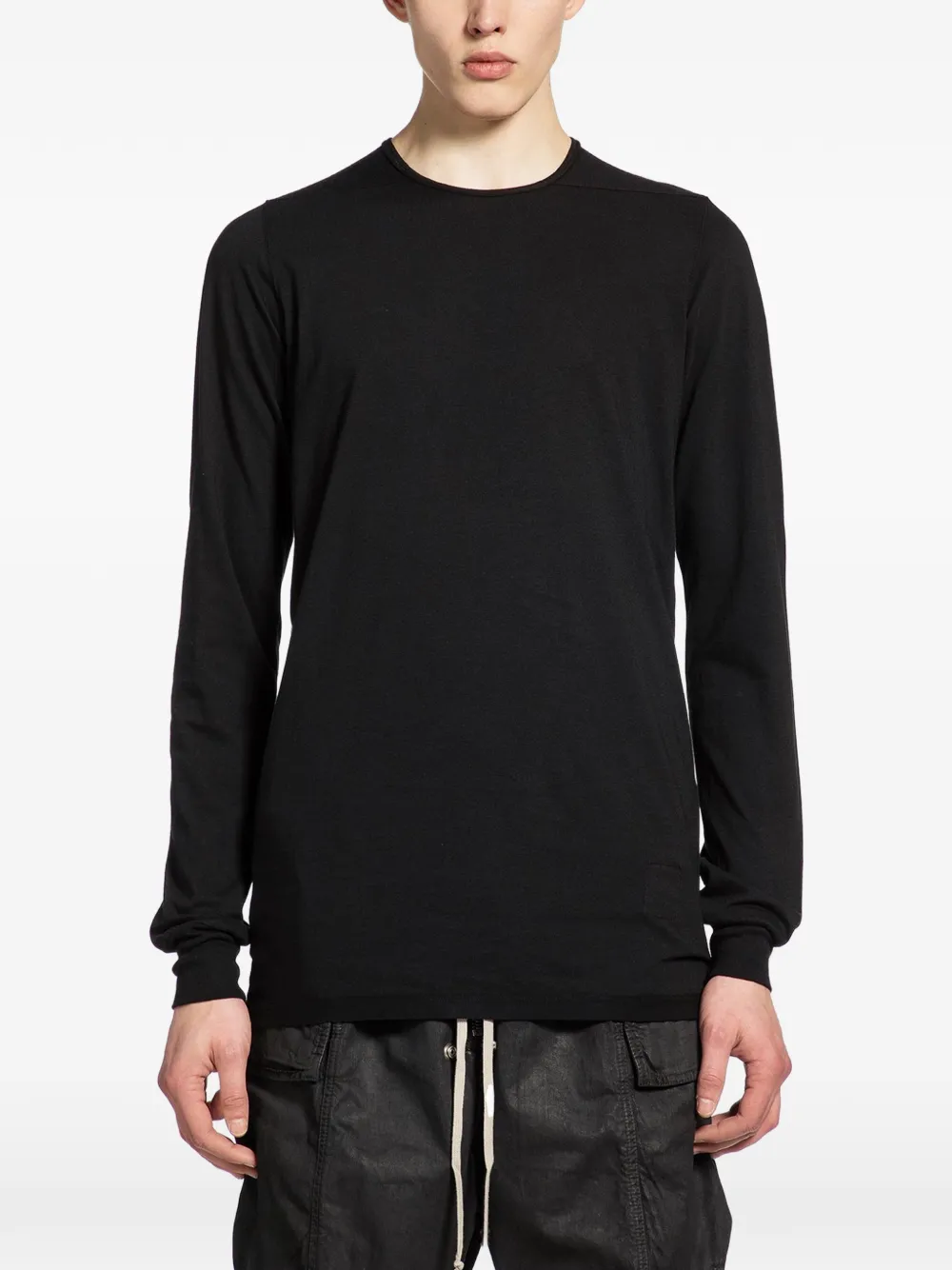 Rick Owens DRKSHDW long-sleeve level T-shirt - Schwarz