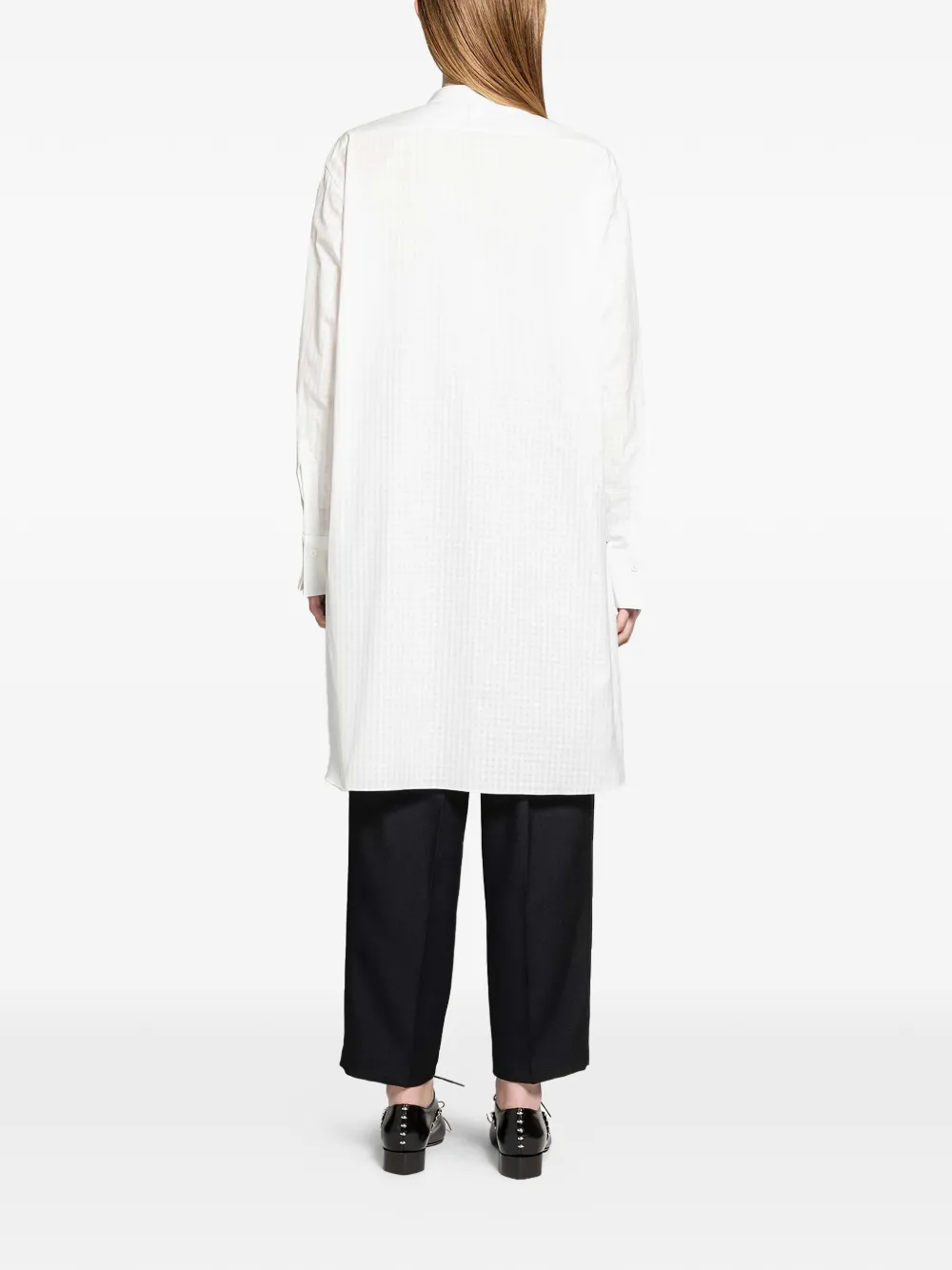 Jil Sander Blouse met bandkraag Wit