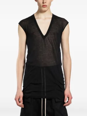 Rick Owens クロップド ライダースベスト | ブラック | FARFETCH JP
