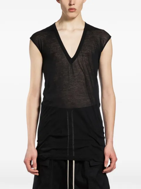 Rick Owens V-neck sleeveless T-shirt