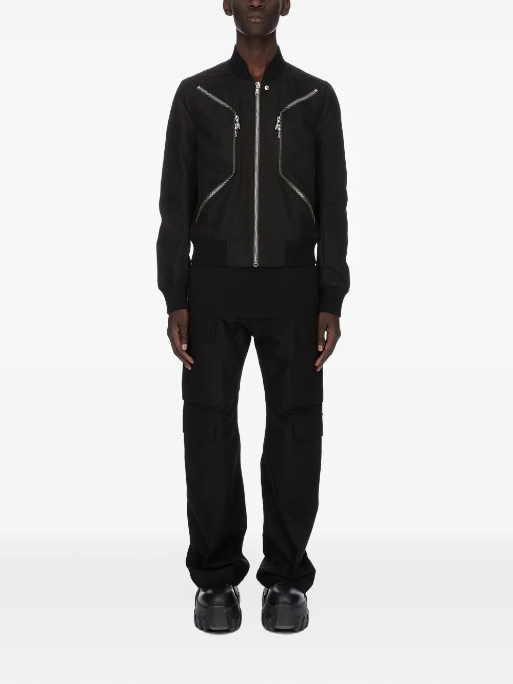 Rick Owens Mouwloos T-shirt met V-hals Zwart