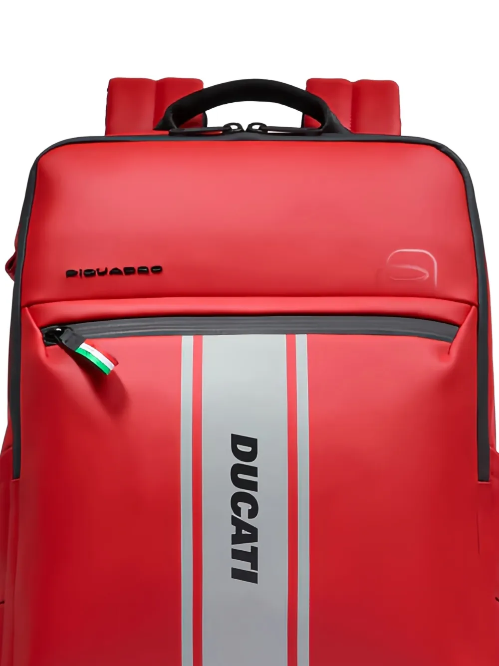 PIQUADRO x Ducati rugzak met logoprint Rood