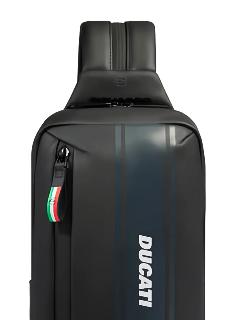 PIQUADRO x Ducati rugzak met logoprint Zwart