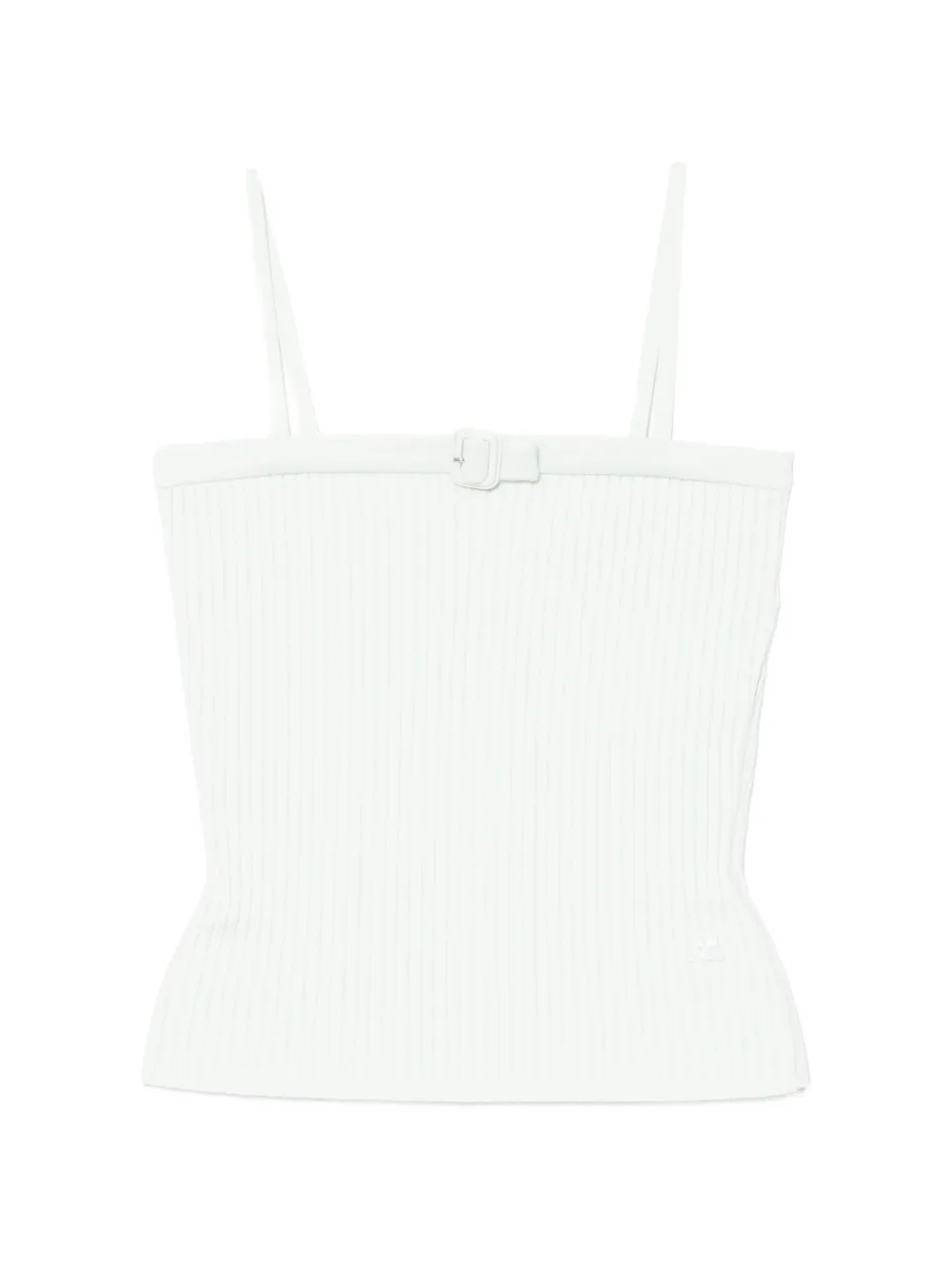 Courrèges Canotta a coste - Blu