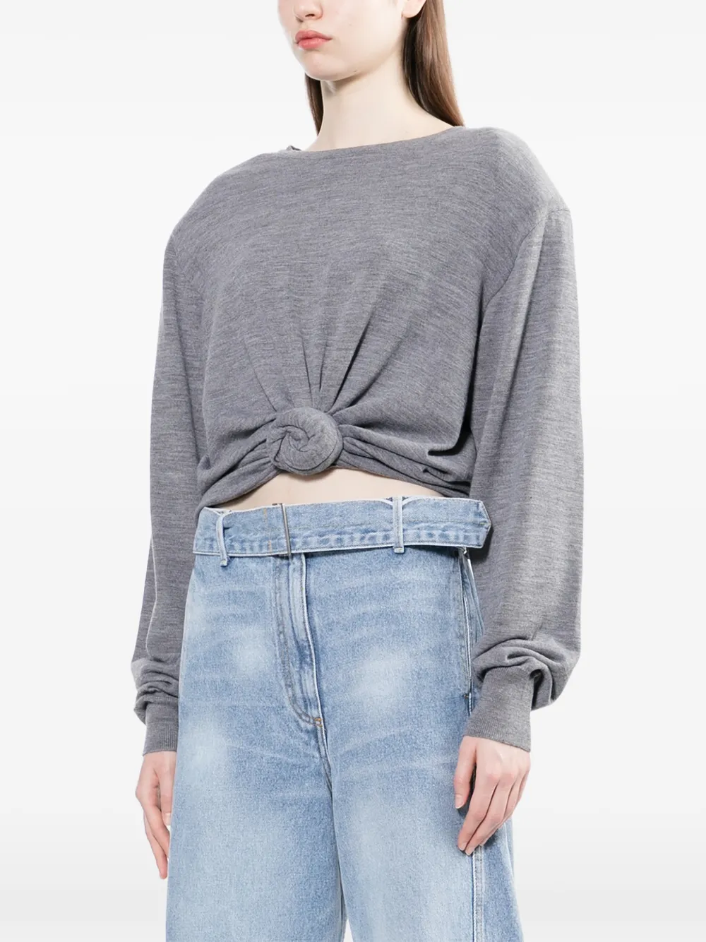  Magda Butrym Long-sleeved Jumper - Grey 
