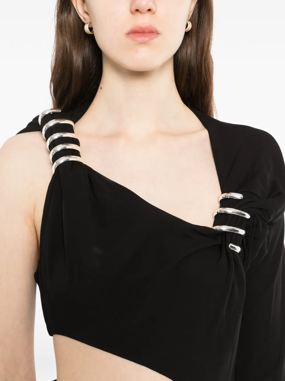 Christopher Esber Torso maxi-jurk Zwart