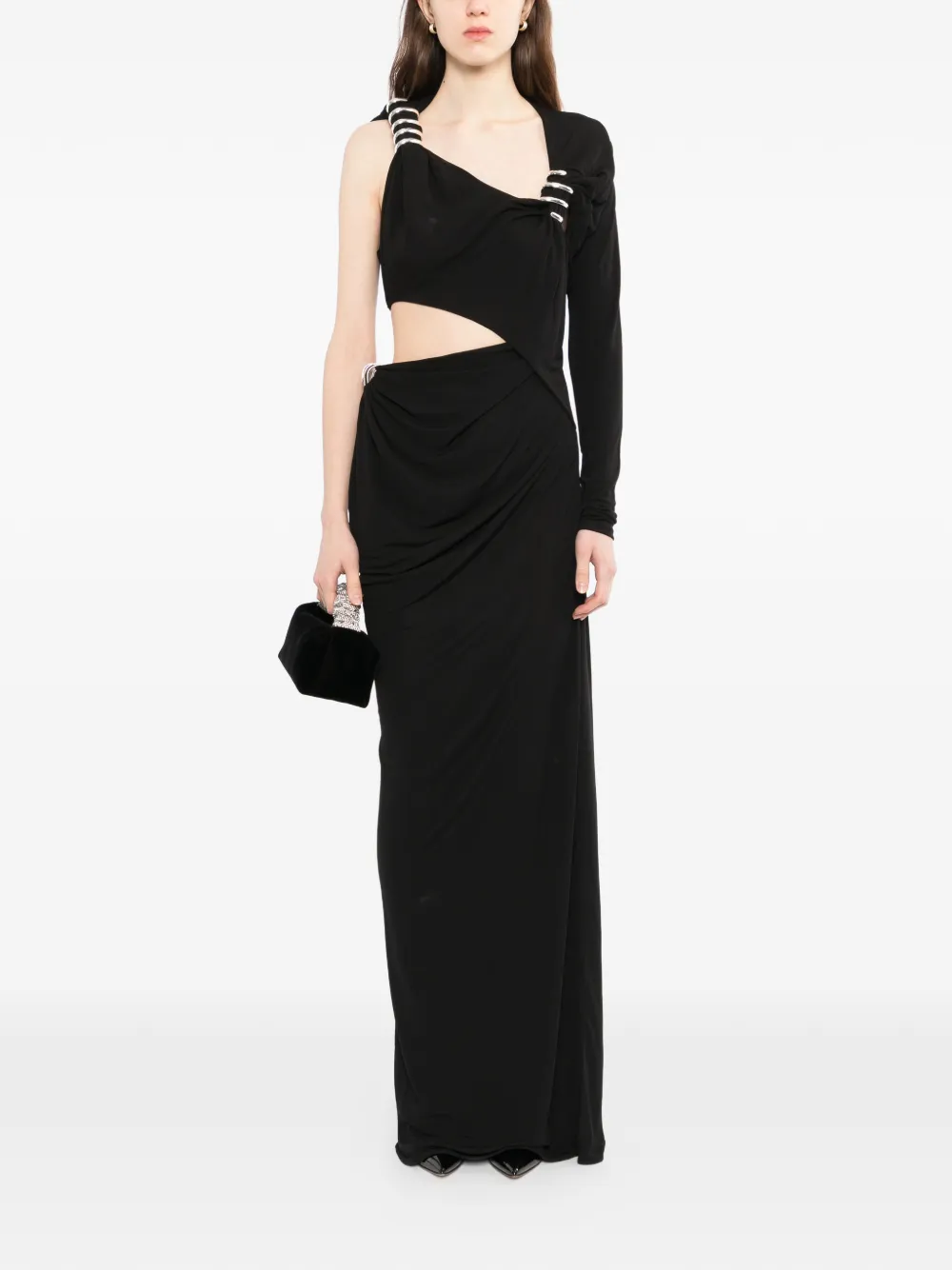 Christopher Esber Torso maxi-jurk Zwart