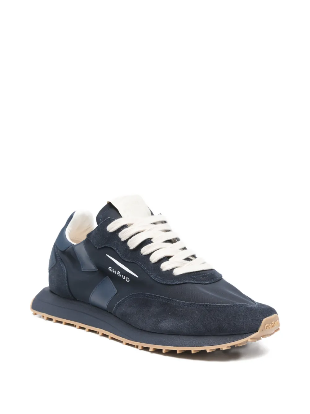 GHŌUD panelled logo-detail sneakers Blauw