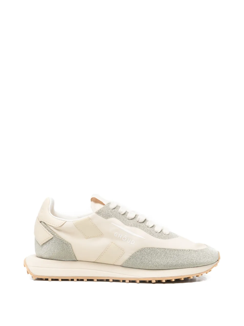 Ghoud Rush Glitter-detail Sneakers In White