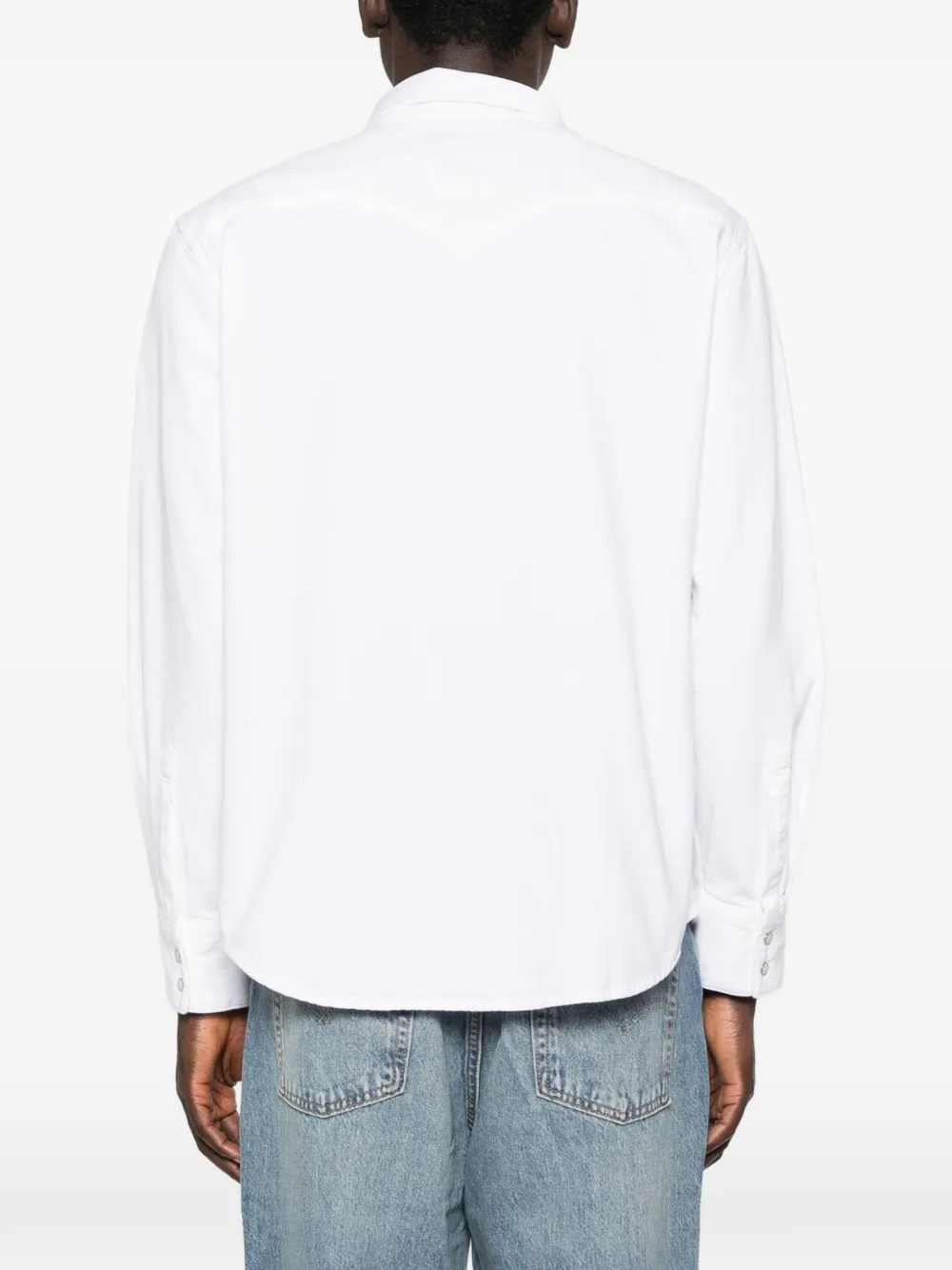 Levi's Barstow shirtjack met lange mouwen Wit