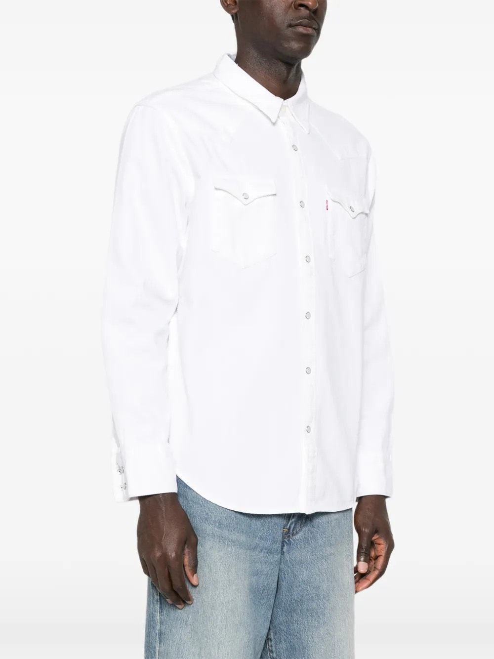  Levi's Barstow Long-sleeve Overshirt - White 