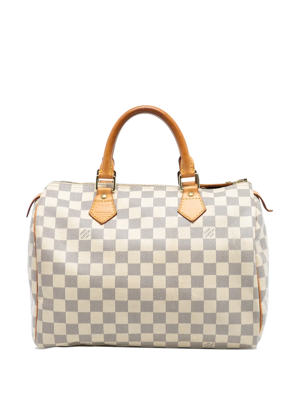 Louis Vuitton Pre-Owned 2012 Damier Azur Speedy 30 boston bag - Bianco