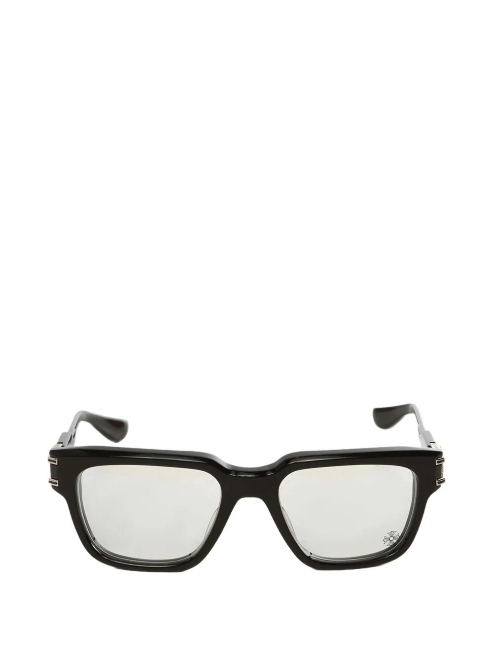 Chrome Hearts square-frame glasses - Marrone