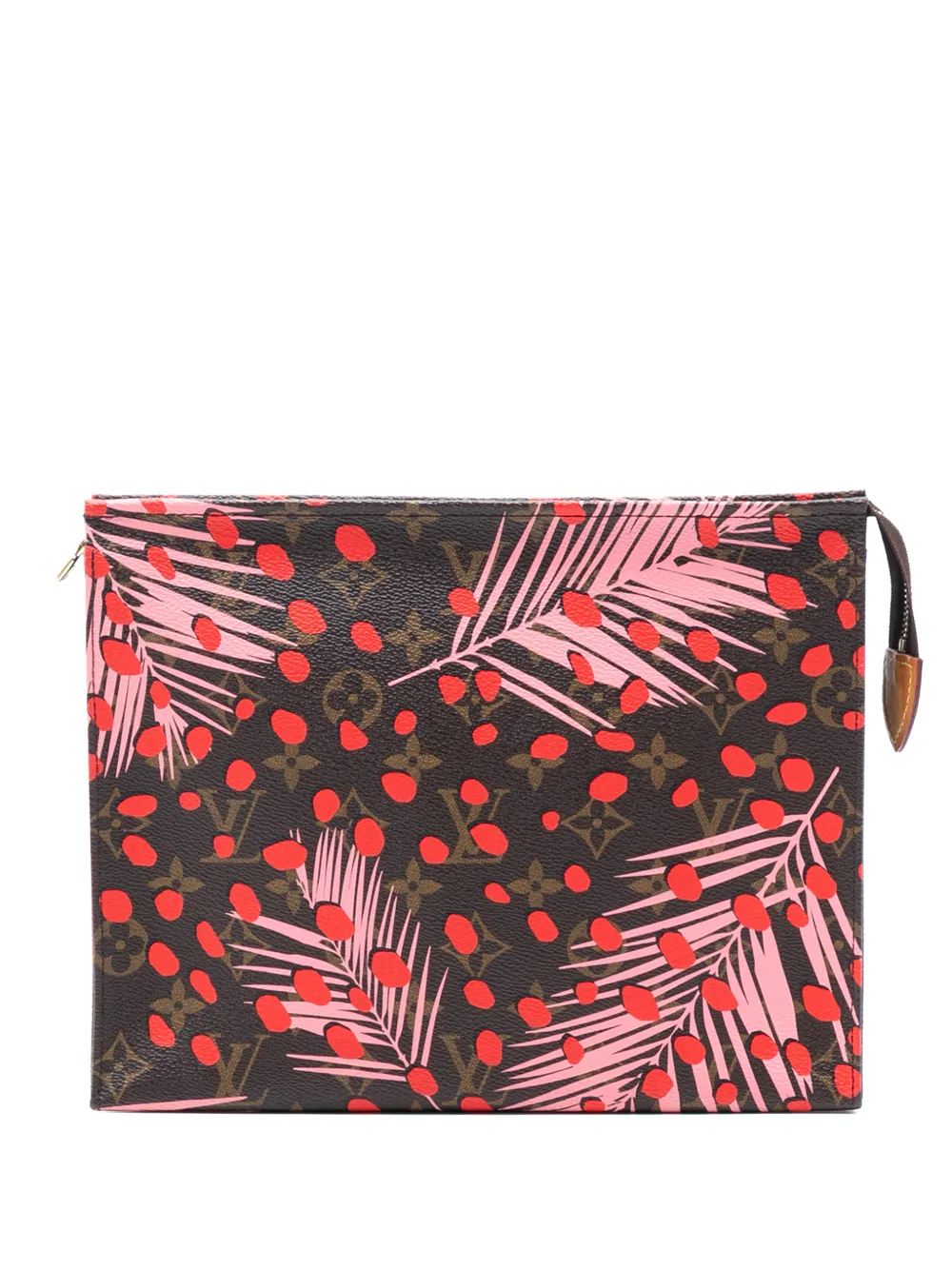 Louis Vuitton Pre-Owned 2016 Monogram Jungle Dots Toiletry Pouch 26 clutch bag - Marrone