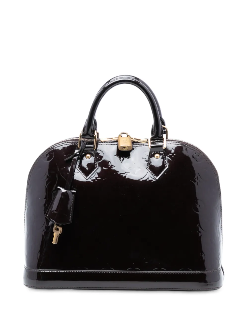 Louis Vuitton Pre-Owned 2015 Monogram Vernis Alma PM handbag - Viola