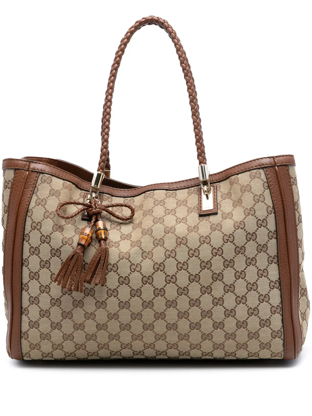 Gucci Pre-Owned 2016-2025 Medium GG Canvas Bella tote bag - Marrone