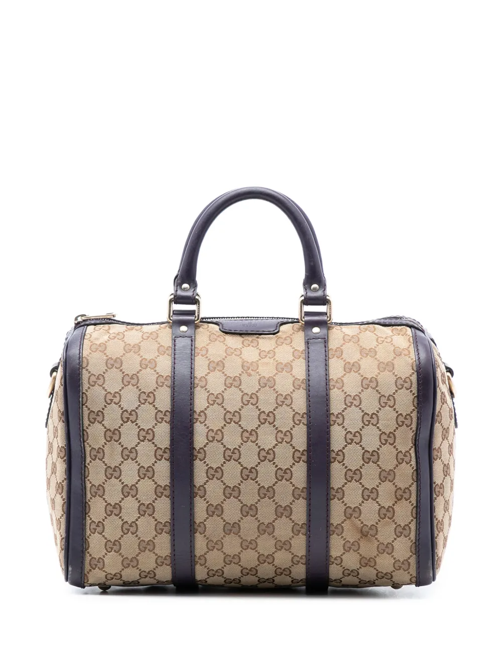 Gucci Pre-Owned 2016-2025 Medium GG Canvas Joy Boston Bag satchel - Viola