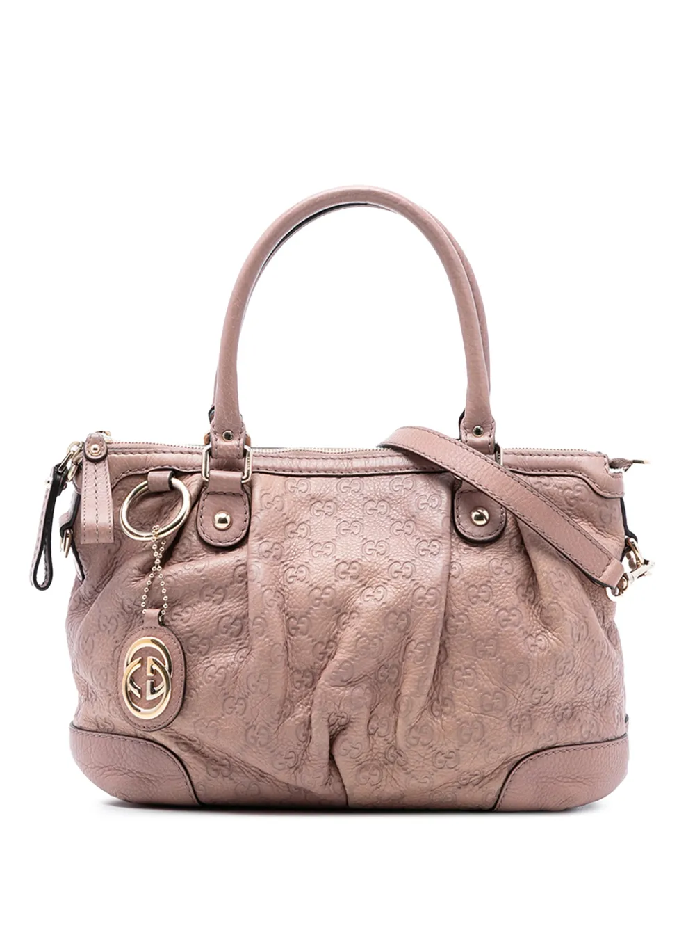 Gucci Pre-Owned 2016-2025 Guccissima Sukey satchel - Rosa