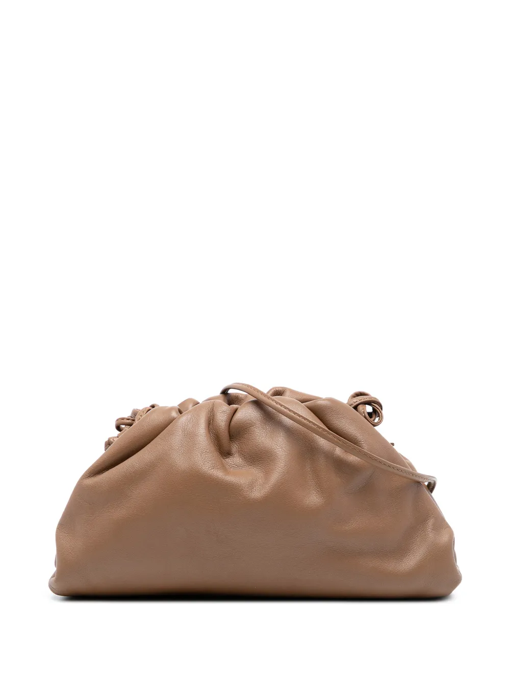 Bottega Veneta Pre-Owned 2012-2025 Lambskin The Mini Pouch crossbody bag - Marrone