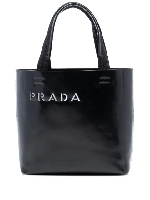 Saint Laurent Pre-Owned 2021-2025 Spazzolato Laser Cut Logo tote bag