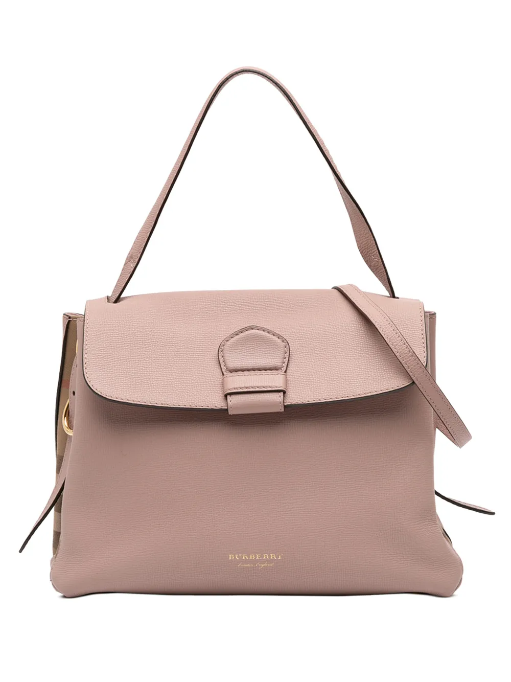 Burberry Pre-Owned 2018-2025 Medium Calfskin and House Check Camberley satchel - Rosa