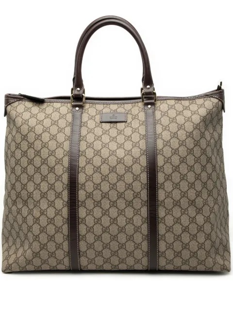 Gucci Pre-Owned 2000-2015 GG Supreme Weekender travel bag