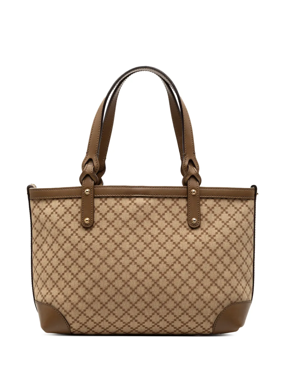 Gucci Pre-Owned 2000-2015 Diamante Canvas Craft tote bag - Marrone