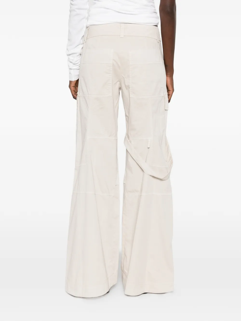 Seafarer Broek met band en rits Beige