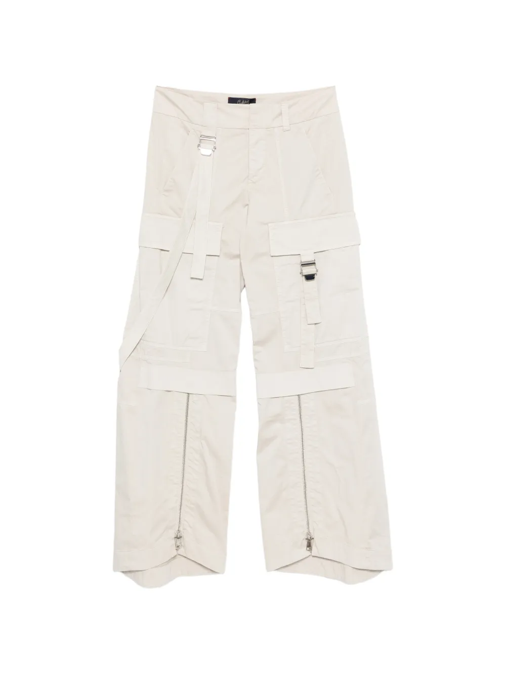 Seafarer strap zip trousers - Toni neutri