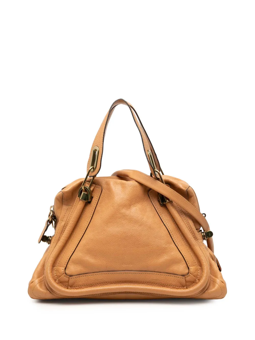 Chloé Pre-Owned 2010-2025 Medium Leather Paraty satchel - Marrone