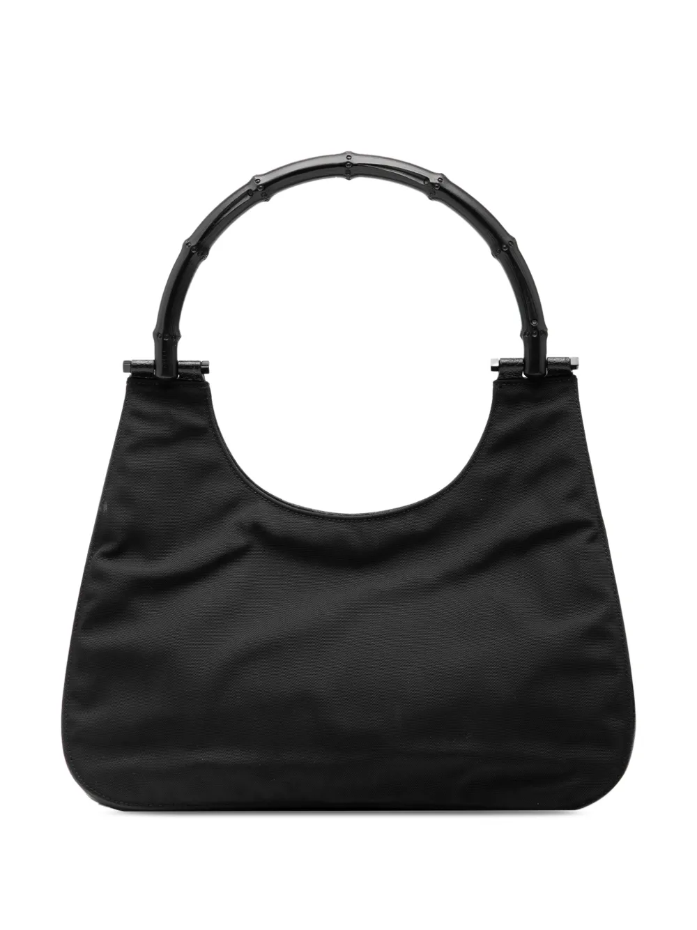 Gucci Pre-Owned 2000-2015 Nylon Bamboo handbag - Schwarz