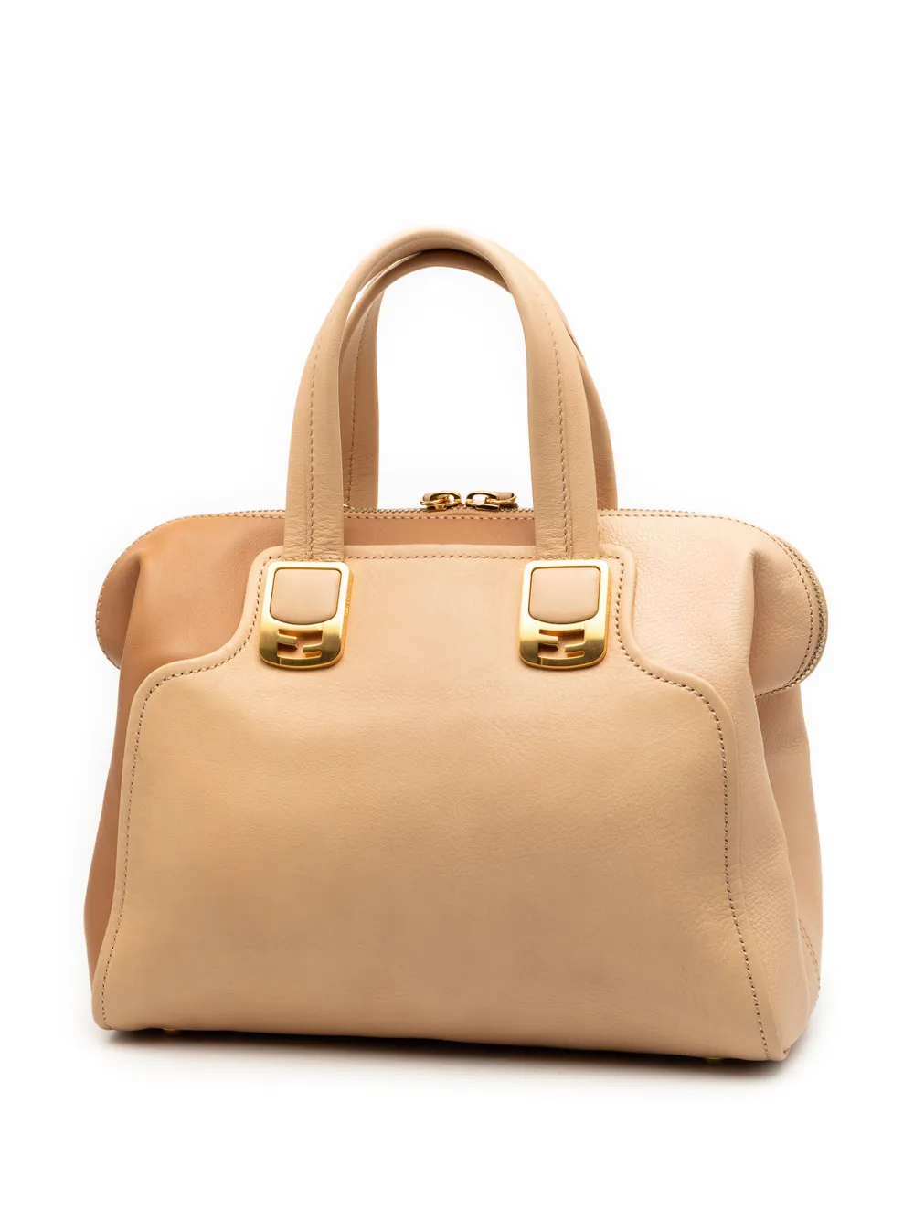 2010-2025 Small Tricolor Leather Colorblock Chameleon Satchel
