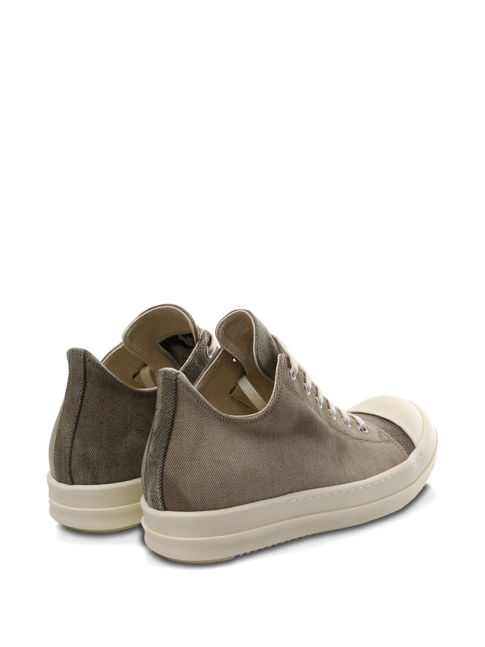 Rick Owens DRKSHDW canvas toe-cap sneakers Grijs