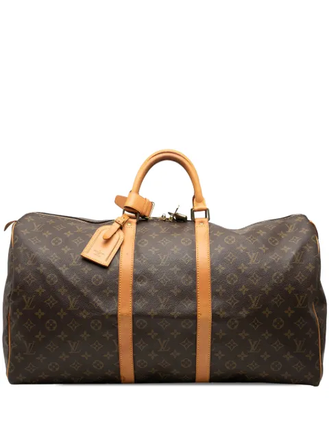 Louis Vuitton Pre-Owned 2002 Monogram Keepall 55 travel bag