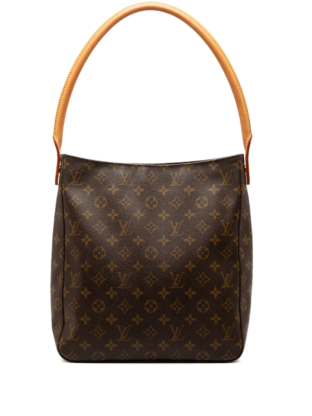 Louis Vuitton Pre-Owned Borsa a spalla Looping GM con monogramma 2000 - Marrone