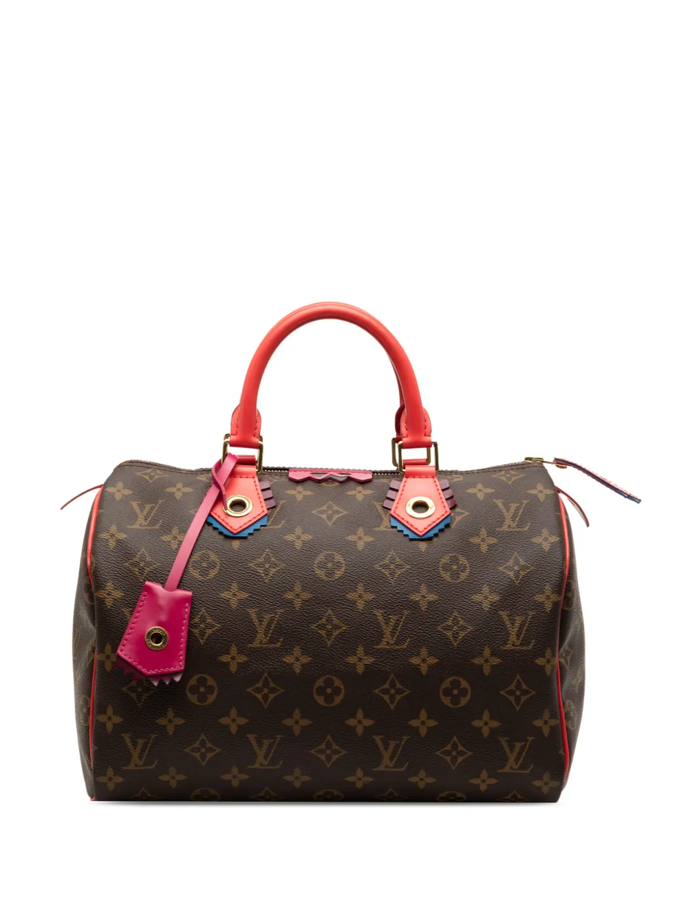 Louis Vuitton Pre-Owned 2015 Monogram Totem Speedy 30 boston bag - Marrone