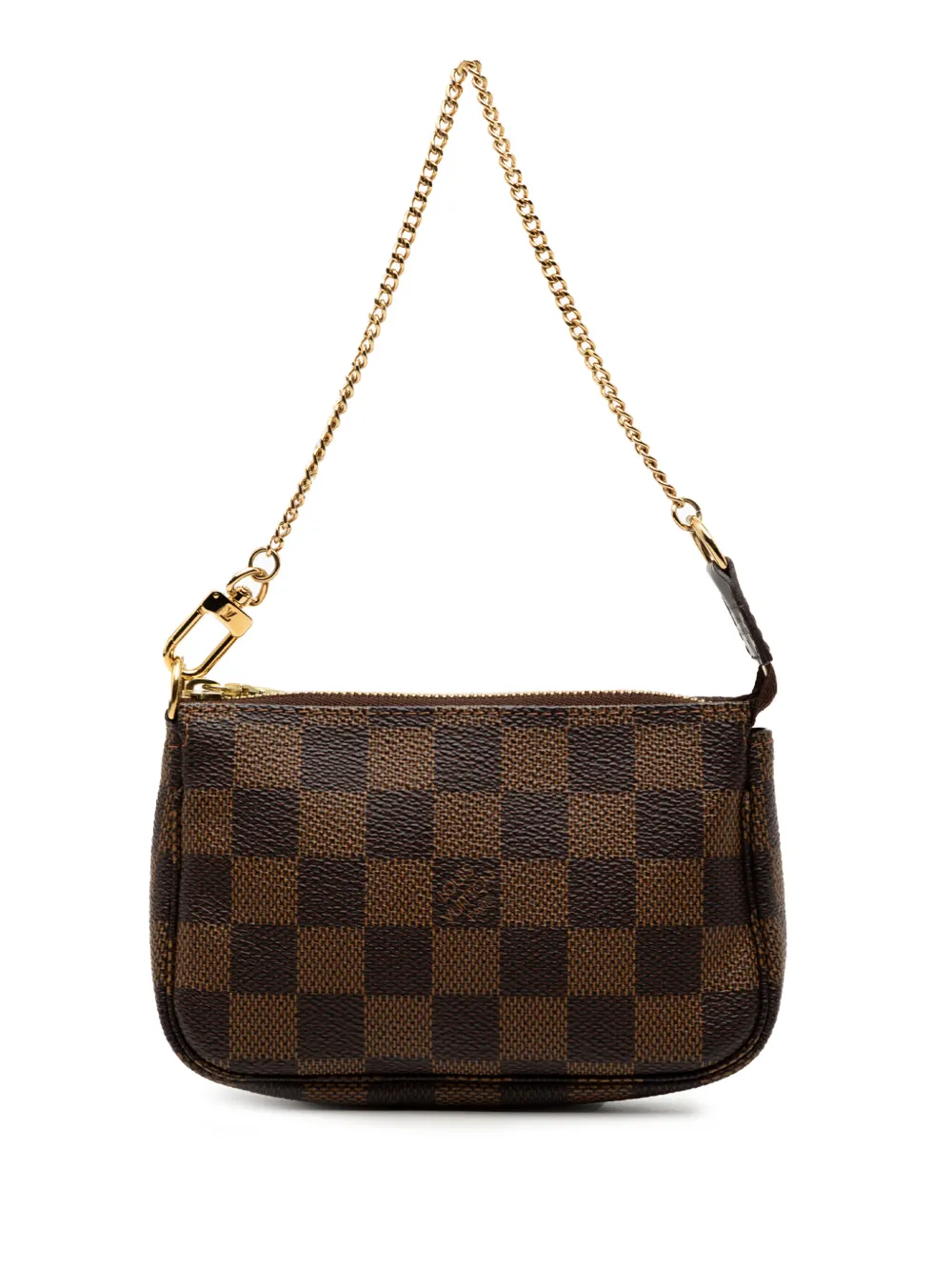 Louis Vuitton Pre-Owned 2008 Damier Ebene Mini Pochette Accessoires handbag - Marrone