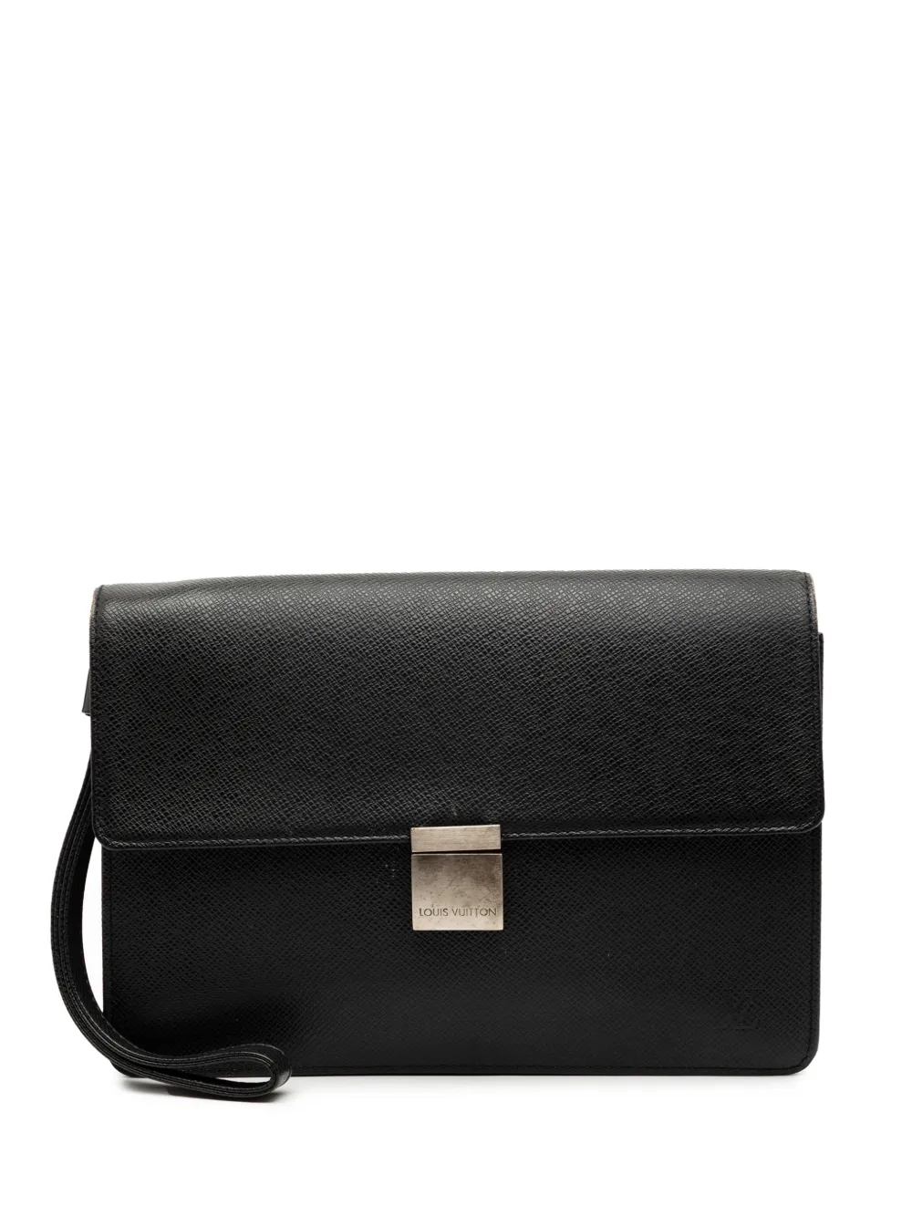 Louis Vuitton Pre-Owned 2003 Taiga Selenga clutch bag - Nero