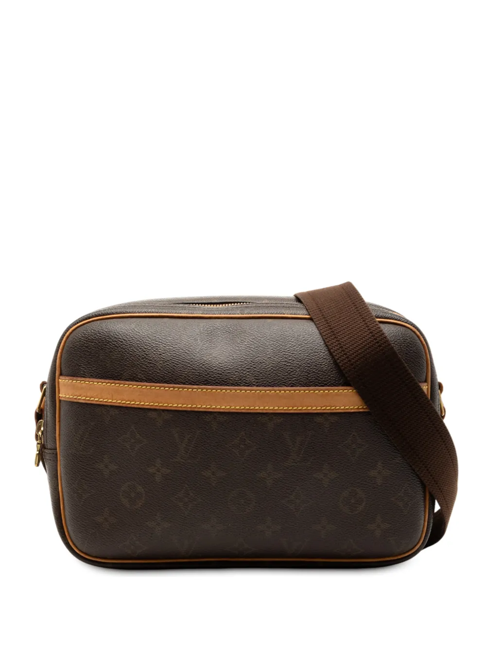 Louis Vuitton Pre-Owned 2001 Monogram Reporter PM crossbody bag - Marrone