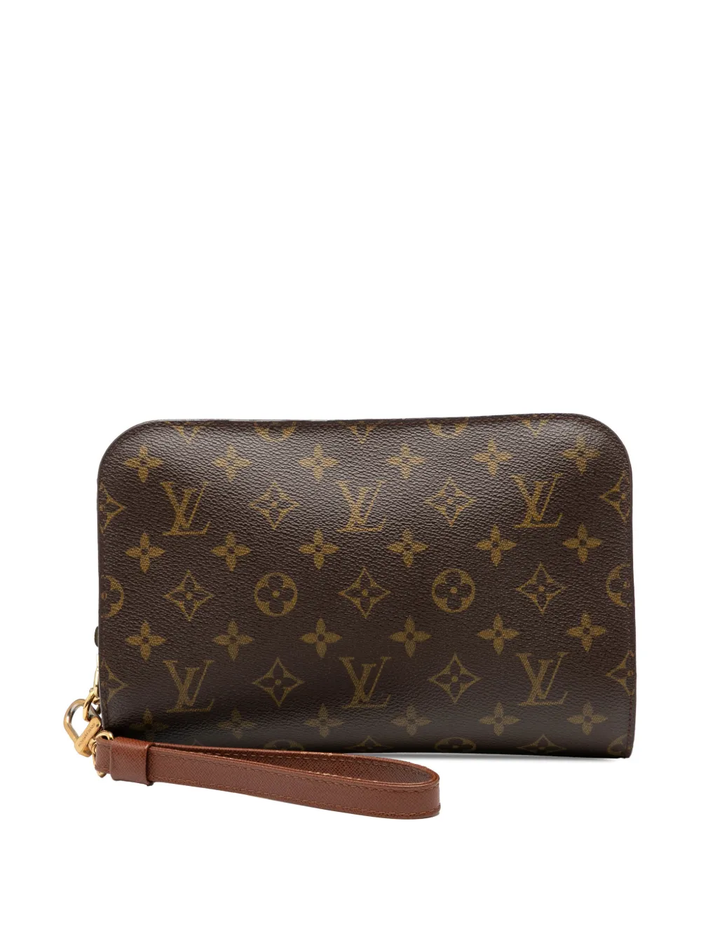 Louis Vuitton Pre-Owned 2001 Monogram Orsay clutch bag - Marrone