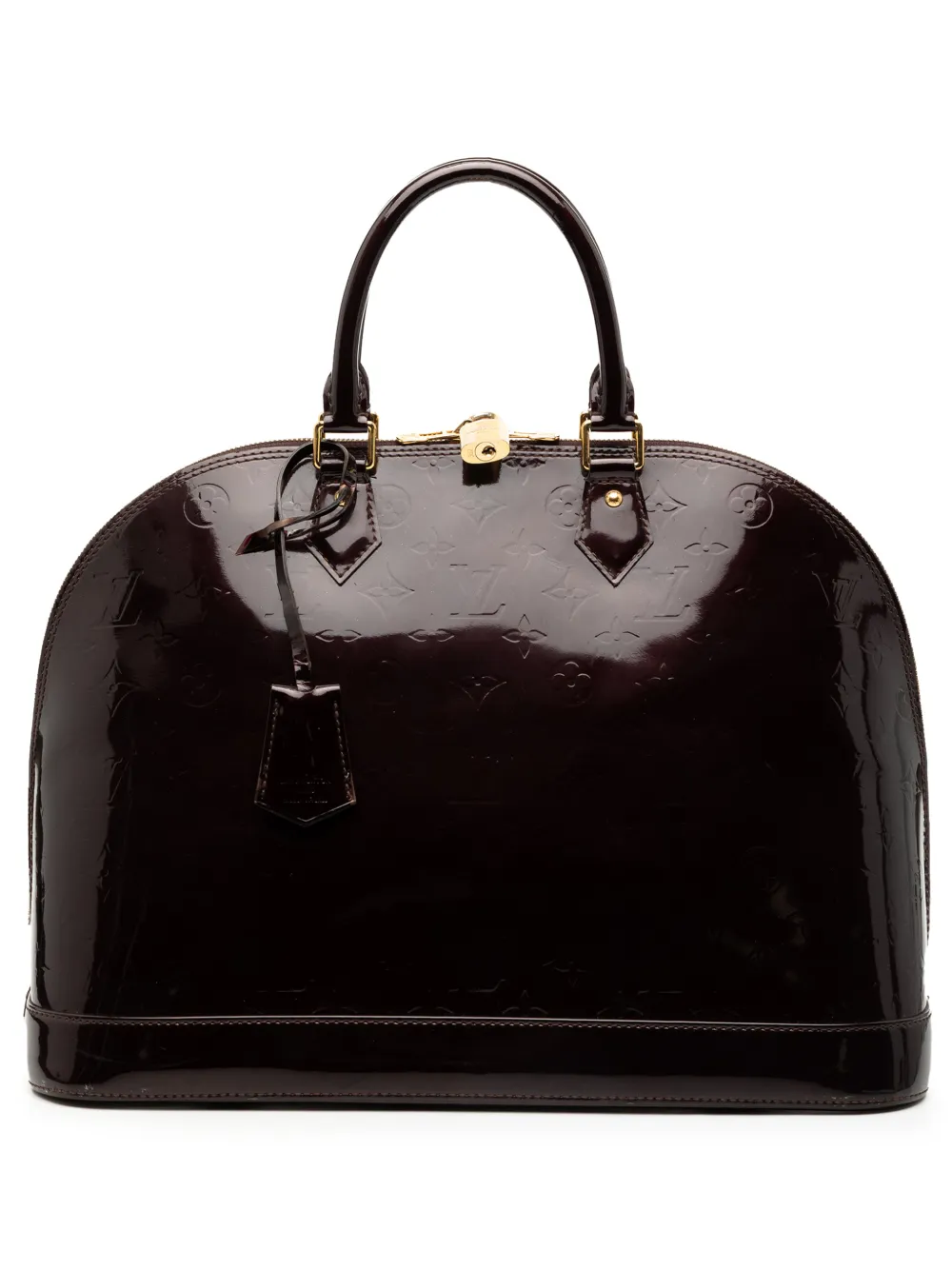 Louis Vuitton Pre-Owned 2010 Monogram Vernis Alma GM handbag - Viola