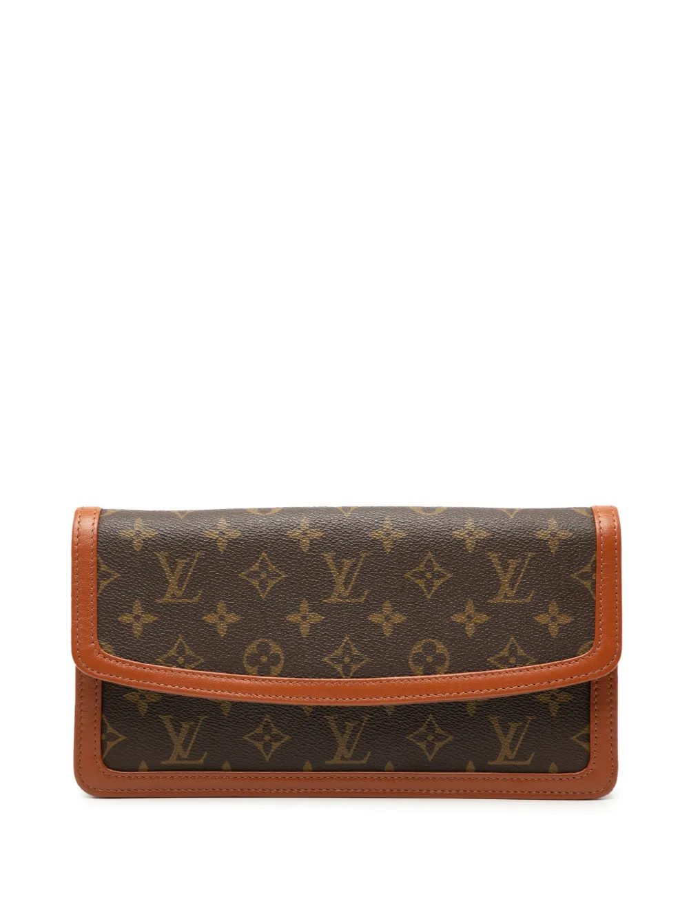 Louis Vuitton Pre-Owned 1991 Monogram Pochette Dame PM clutch bag - Marrone